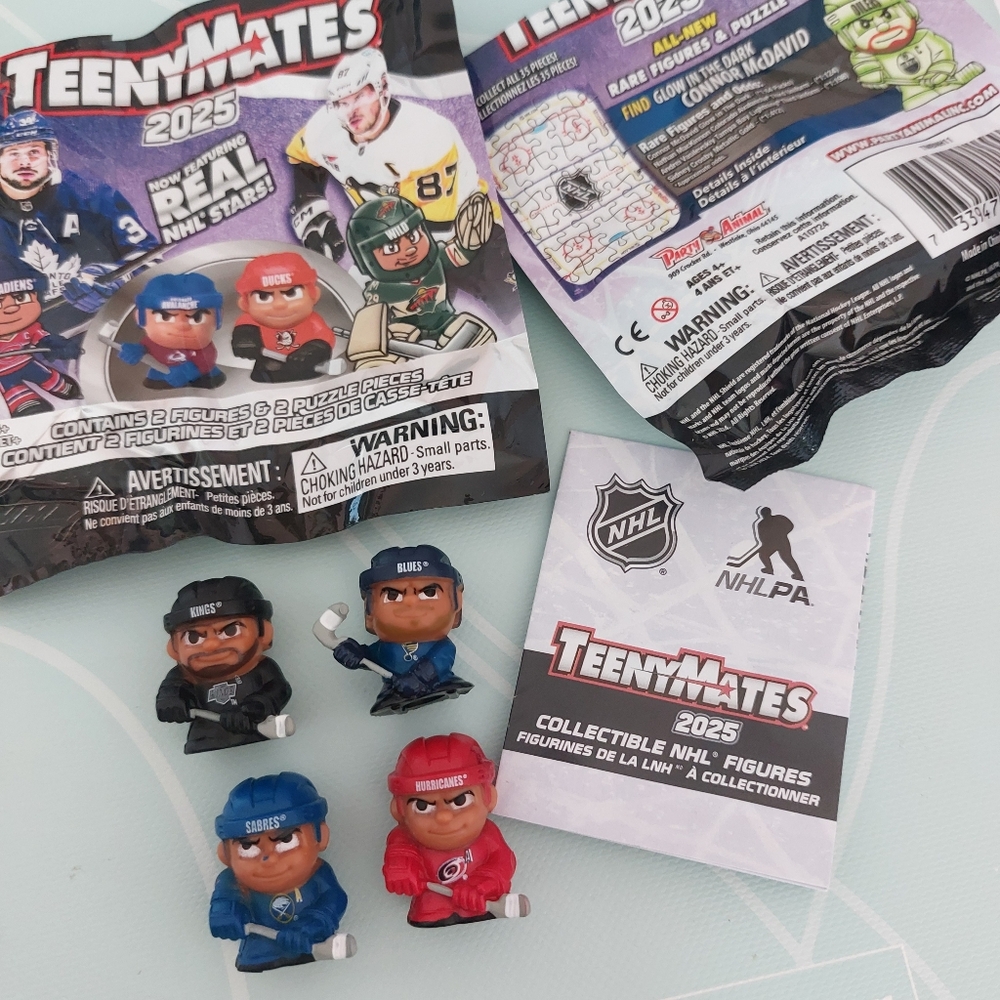 NHL Teeny Mates Mini Hockey Player Figures Set